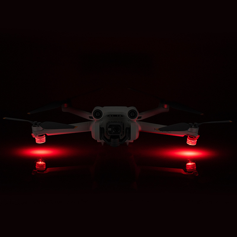 Drone Tablet Mount - Lampu malam merah biru secara berubah