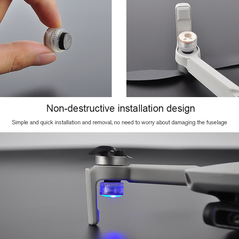 Lampu malam merah biru secara  - Drone Tablet Mount ulasan dan harga