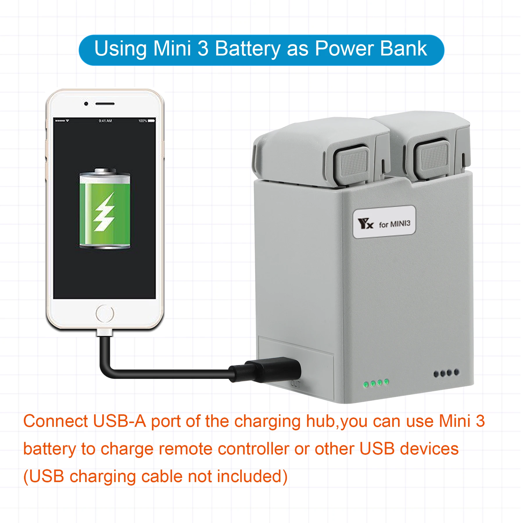 Hub pengisi daya untuk DJI Min - Drone Charging Hub ulasan dan harga
